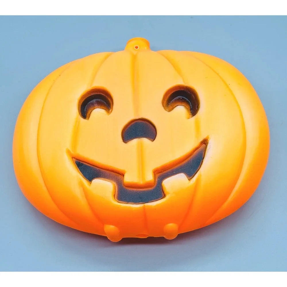 Blinky Electric Jack O Lite Orange Vintage Pumpkin Window Light No 503